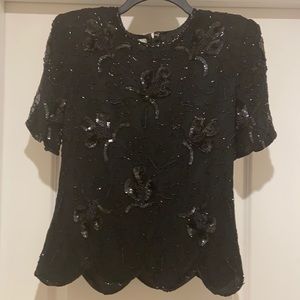 Ste’nay Vintage Sequin Top